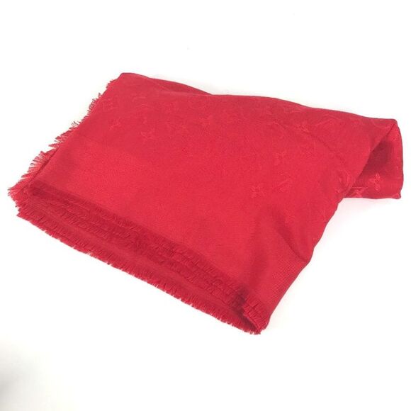 Louis Vuitton Wool Red Scarves